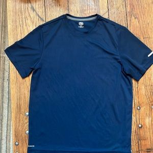 Men's navy Athletic Works dry fit shirt size medium